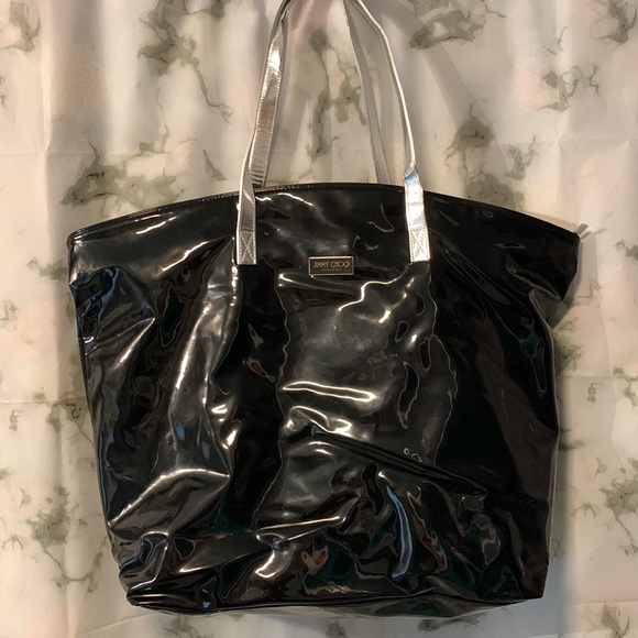 π Jimmy Choo Large Black Zipper Bag - Picture 7 of 15